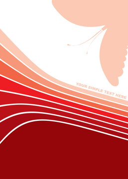 Abstract vector background - butterfly  - easy to edit vector EPS file