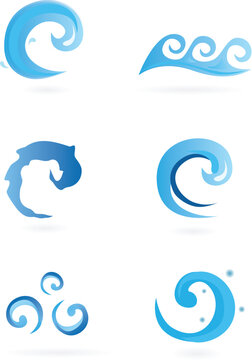 Different design elements – can be use for logos or prints. Easy to resize – vector Illustration.