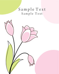 Abstract vector greetings card for design use.