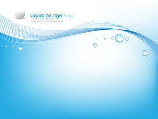 Canvas Print - Vector Water Bubbles - easy to edit vector EPS file