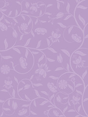 Wall Mural - Abstract floral background. Vector.