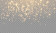 © David - Shimmering Dust. Bokeh Lights. Festive Designs.White png dust light. Bokeh light lights effect background. Christmas background of shining dust. Christmas glowing light confetti and spark overlay