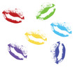 © Designpics - colored kiss lips Vector illustration