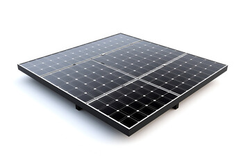 Wall Mural - solar panels on the white background. alternative energy sources.generated by ai.  Generative AI