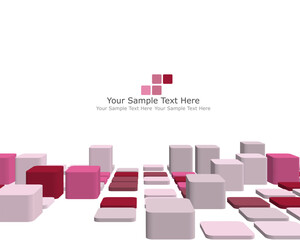 Poster - Abstract 3d checked  business background for use in web design