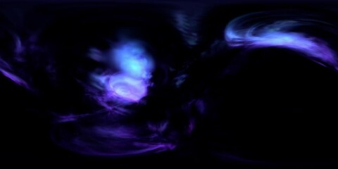 Wall Mural - 360 VR Light Flux 004: Virtual reality video traveling through fractal light forms (Loop).
