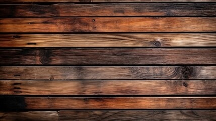 Wall Mural - Brown wooden planks background. Backdrops of wooden planks. Created with Generative AI technology.