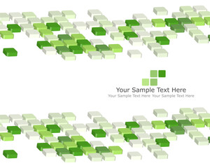 Poster - Abstract 3d checked  business background for use in web design