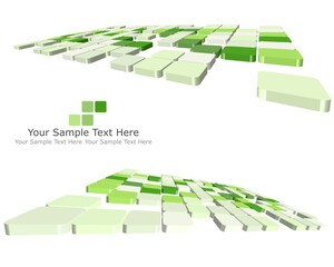 Poster - Abstract 3d checked  business background for use in web design