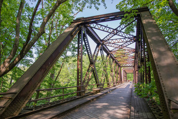 Canvas Print - Springtown bridge