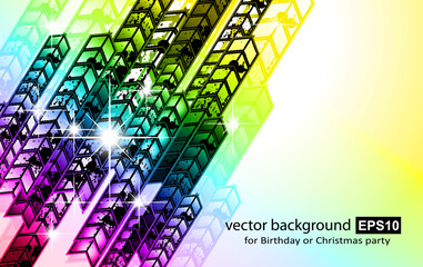 Poster - Abstract Grungy Colorful Arrow Rainbow Background for Business Flyer
