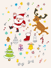 Wall Mural - Christmas icon