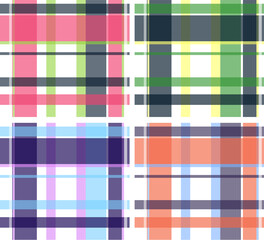 Wall Mural - plaid fabric textile design