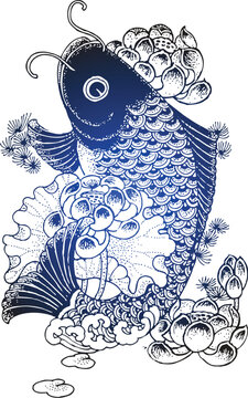 oriental fish design