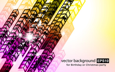 Poster - Abstract Grungy Colorful Arrow Rainbow Background for Business Flyer