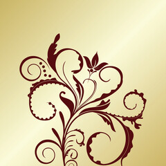 Sticker - Illustration luxury background for design card - vector