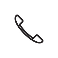 Phone vector icon. Telephone icon symbol isolated. call icon