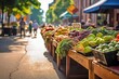 © Digital Dreamscape - Bustling Farmers Market Featuring a Variety of Fresh Fruits