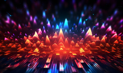 Wall Mural - Abstract background with lights