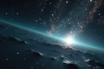 Wall Mural - Fantasy universe space background