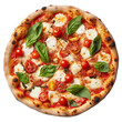 © ‎Fantastic-Stock - Pizza Margherita. Isolated on Transparent Background