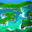 Green Islands in the Sea