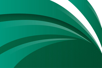 Poster - Minimal geometric background. Dynamic shapes composition. Vector illustration. curve green and white element. diagonal line pattern design.