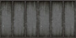 Seamless grungy scratched old steel wall panels background texture. Tileable industrial rusted metal bulkhead floor plates pattern. 8K high resolution grey rough metallic iron moulding 3D rendering.