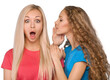 © BillionPhotos.com - Portrait of Two Girlfriends , Sisters Gossiping