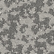 © cepera - Monochrome Grained Canvas Textured Camouflage Pattern