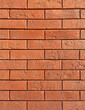 Orange brick wall background, brickwork