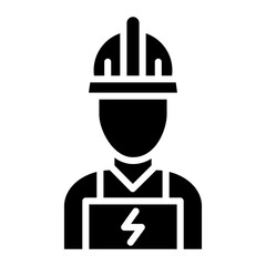 Wall Mural - Vector Design Electrician Icon Style