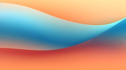 Wall Mural - Digital technology minimalist gradient landscape abstract graphic poster web page PPT background with generative