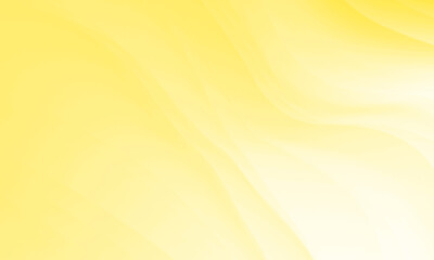 Poster - Abstract yellow white colors gradient with wave lines pattern texture background.