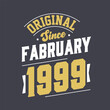 © Stockia - Original Since February 1999. Born in February 1999 Retro Vintage Birthday