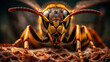 wasp macro shot