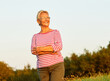 © Lumos sp - portrait senior woman elderly old retirement mature gray hair outdoor healthy active retired happy