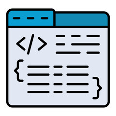 Web Coding Icon