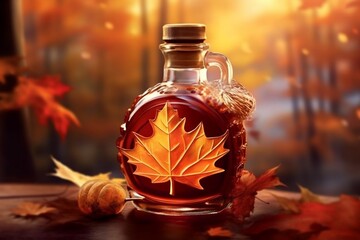 Wall Mural - Maple syrup.
