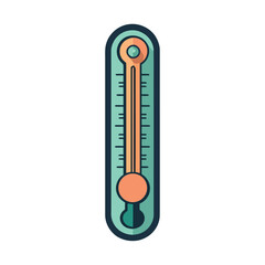 temperature symbol on thermometer measures weather