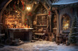 © emzee - Christmas scene with soft lighting generative ai