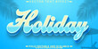 Summer text effect, editable sunny and beach font style