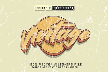 Poster - Vintage Editable Text Effect
