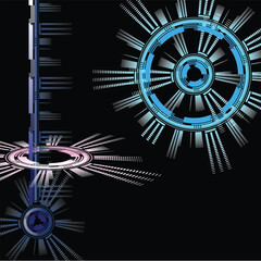 Poster - abstract tech design