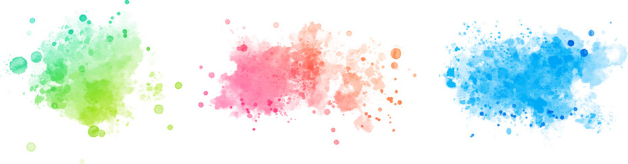 watercolor vector stains; background for texts
