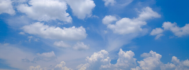 Wall Mural - Blue sky and white clouds