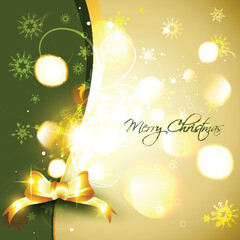 Sticker - stylish merry christmas design with space for your text