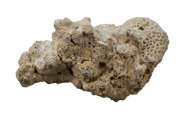 Poster - Abstract white rock element isolated