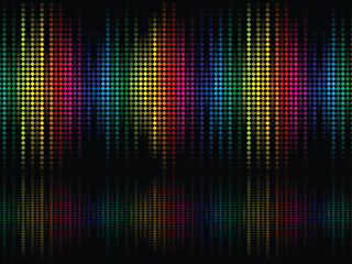 Poster - abstract colorful rainbow sparkle dots background vector illustration