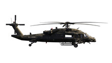 3d Render Military Helicopter War Machine End Of World